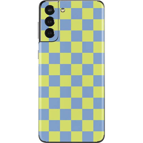 Neon Checkered Galaxy S21 Plus 5G Skin